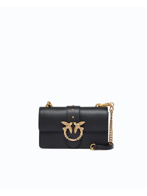 Borsa a tracolla Mini Love Bag One in pelle con fibbia gioiello